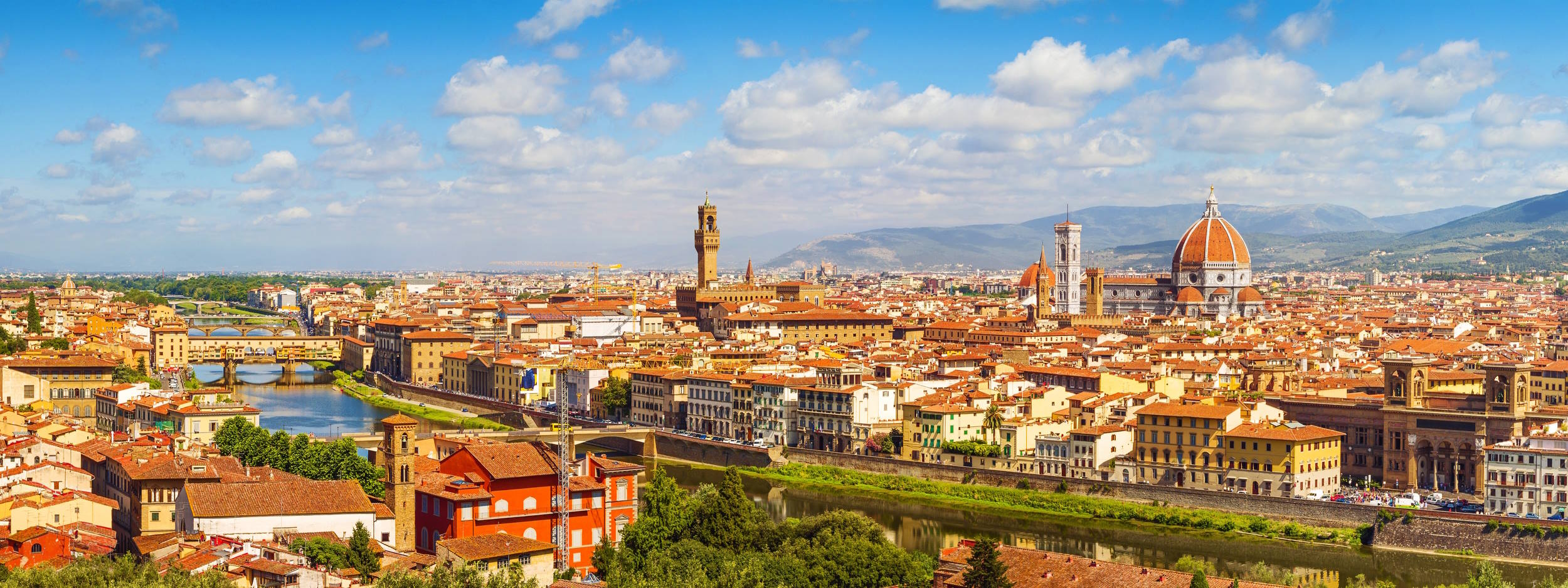 Maut in Italien - Panorama von Florenz